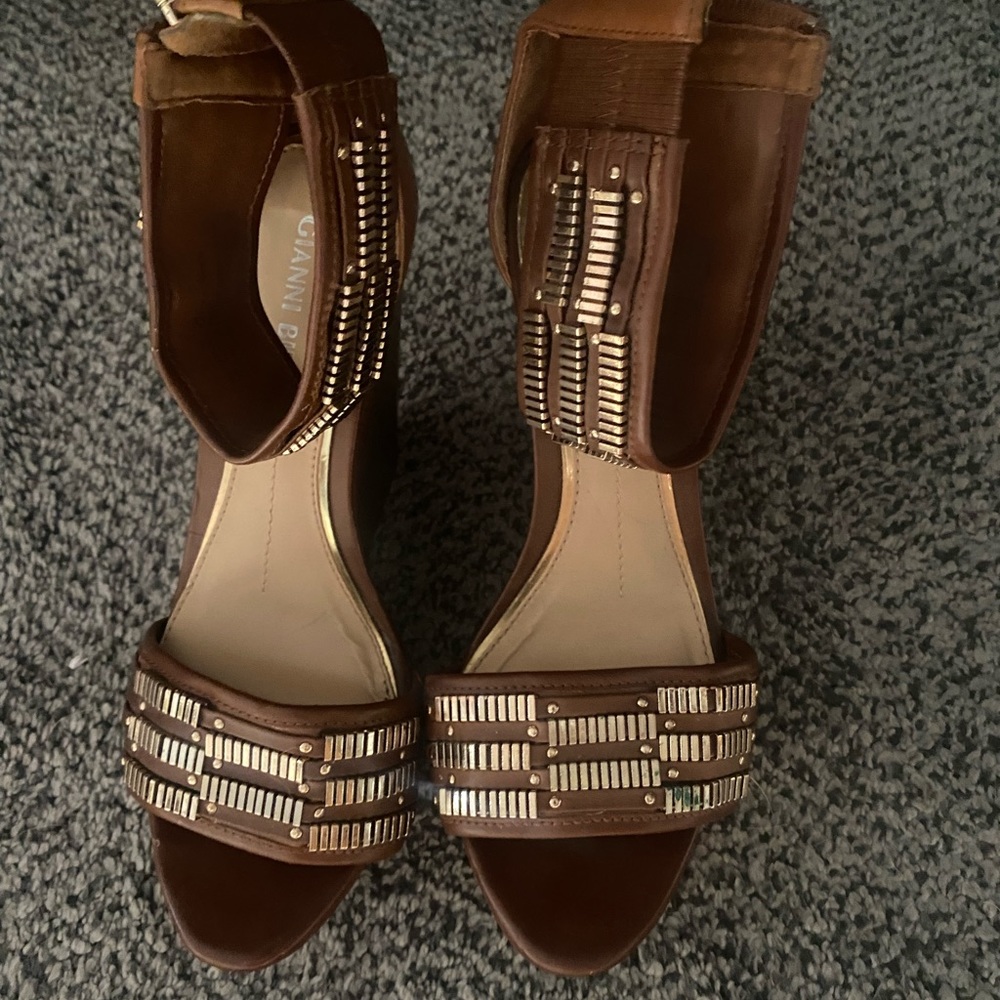Gianni beaded wedges